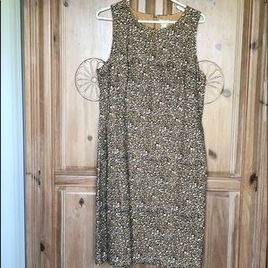 J.Crew Cheetah Sheath Size 14 (NWT).